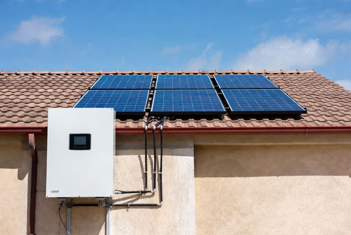 Aerotermia con placas solares